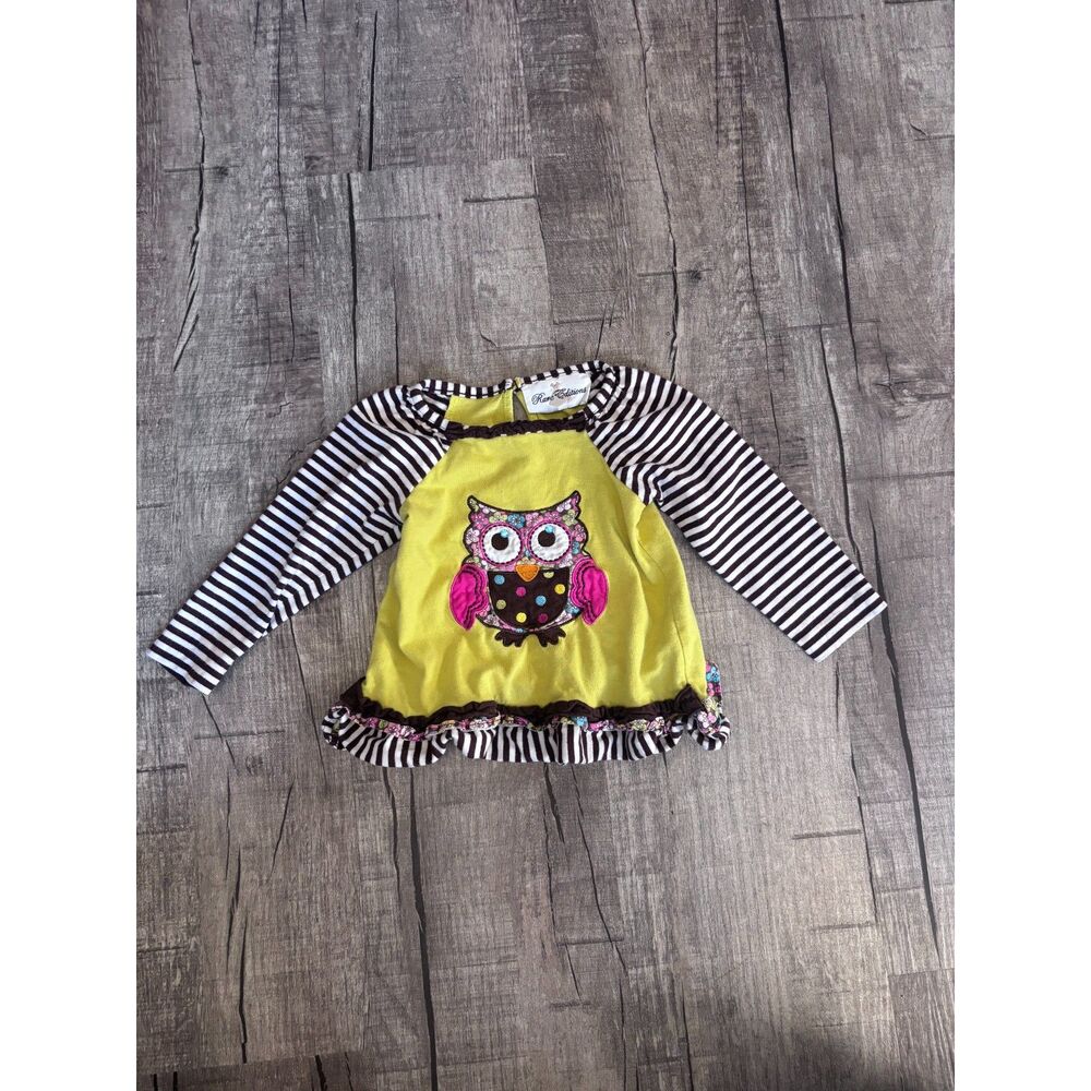Cute Rare Editions girls long sleeve top in‎ size 9 months.